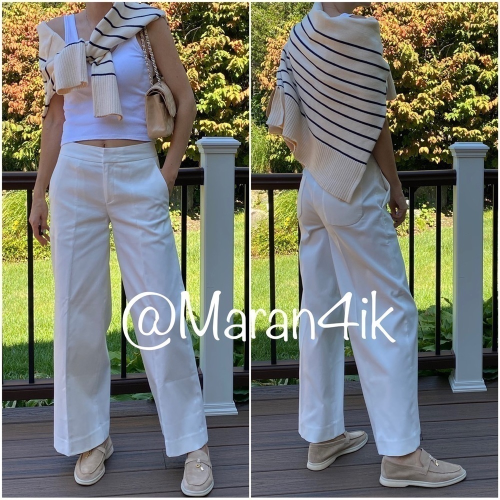 NWOT Everlane Limited Release: The Wide Leg Structure Pant White